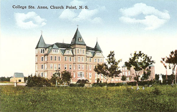 Une carte postale du Collège Sainte-Anne